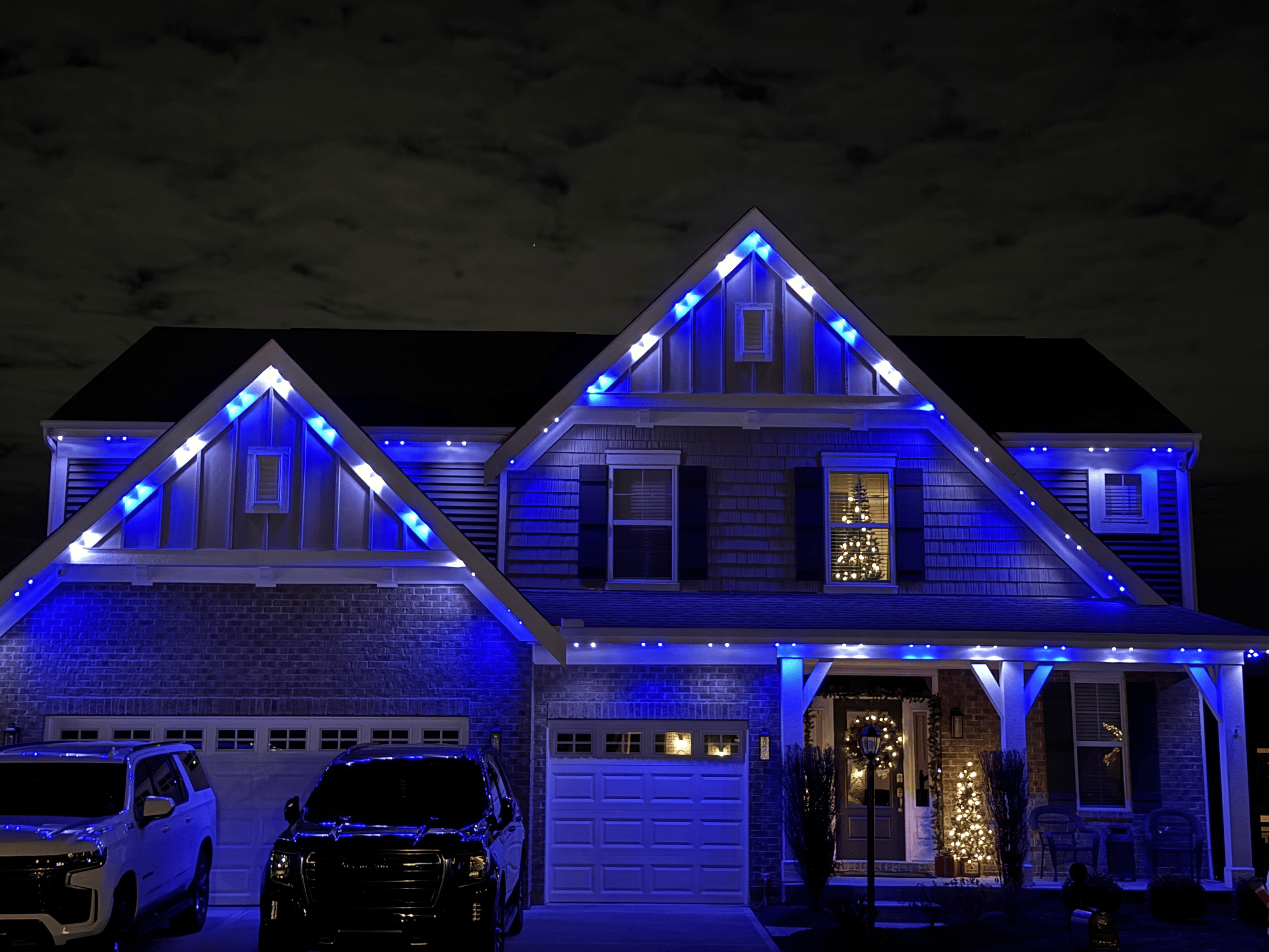 Complete holiday lighting transformation